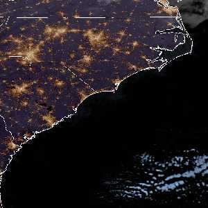 météo tropicale : Image satellite .