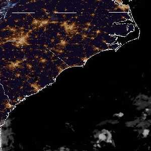 météo tropicale : Image satellite .