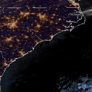 météo tropicale : Image satellite .