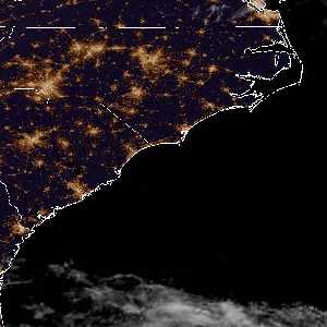 météo tropicale : Image satellite .