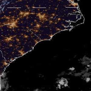 météo tropicale : Image satellite .