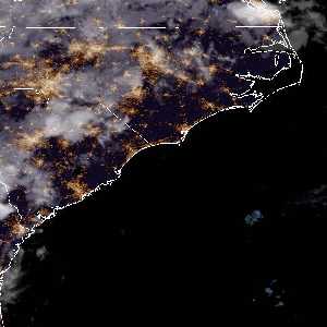 météo tropicale : Image satellite .
