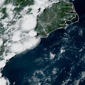 météo tropicale : Image satellite .