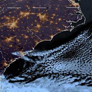 météo tropicale : Image satellite .