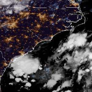 météo tropicale : Image satellite .