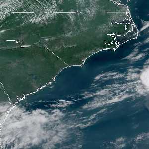 météo tropicale : Image satellite .