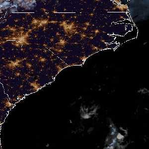 météo tropicale : Image satellite .
