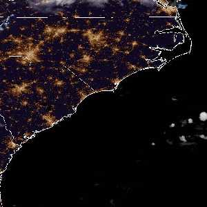 météo tropicale : Image satellite .