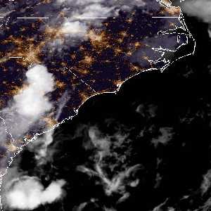 météo tropicale : Image satellite .