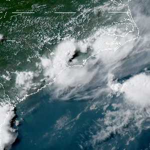 météo tropicale : Image satellite .