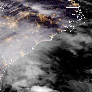 météo tropicale : Image satellite .