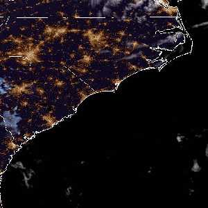 météo tropicale : Image satellite .