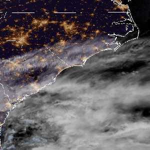 météo tropicale : Image satellite .