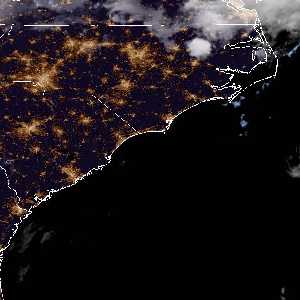 météo tropicale : Image satellite .