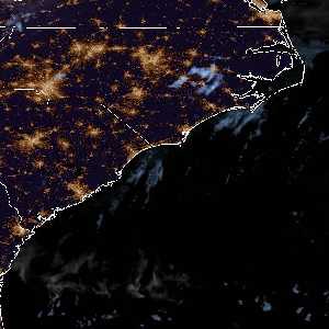 météo tropicale : Image satellite .