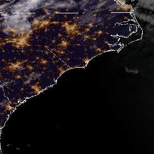 météo tropicale : Image satellite .