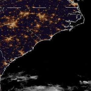 météo tropicale : Image satellite .