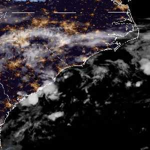 météo tropicale : Image satellite .