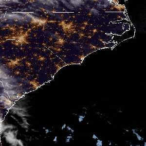 météo tropicale : Image satellite .