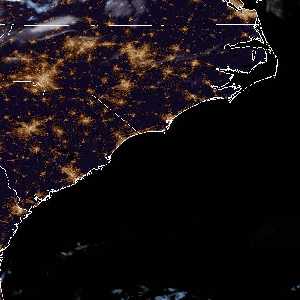 météo tropicale : Image satellite .
