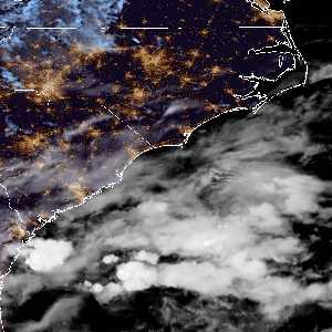 météo tropicale : Image satellite .