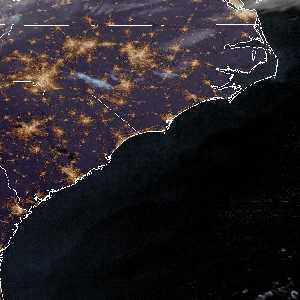 météo tropicale : Image satellite .