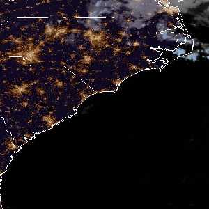 météo tropicale : Image satellite .