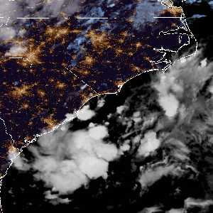 météo tropicale : Image satellite .