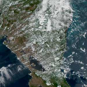 météo tropicale : Image satellite .