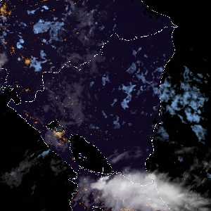 météo tropicale : Image satellite .