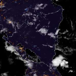 météo tropicale : Image satellite .
