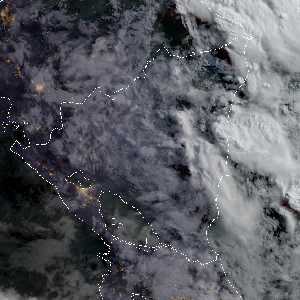 météo tropicale : Image satellite .