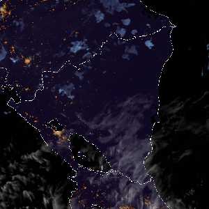 météo tropicale : Image satellite .