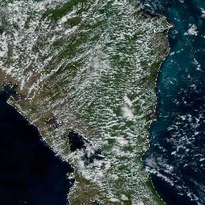 météo tropicale : Image satellite .