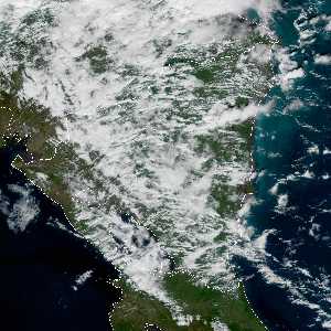 météo tropicale : Image satellite .