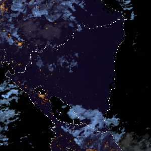 météo tropicale : Image satellite .
