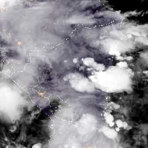 météo tropicale : Image satellite .