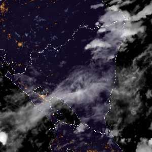météo tropicale : Image satellite .
