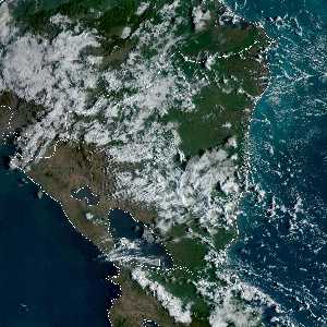 météo tropicale : Image satellite .
