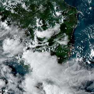 météo tropicale : Image satellite .