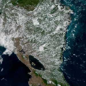 météo tropicale : Image satellite .