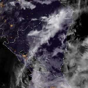 météo tropicale : Image satellite .