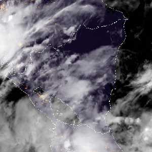 météo tropicale : Image satellite .