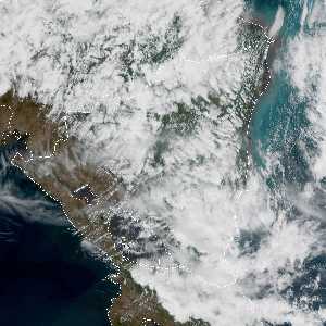 météo tropicale : Image satellite .