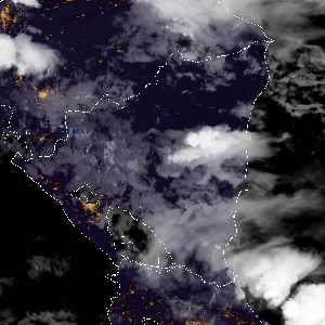météo tropicale : Image satellite .