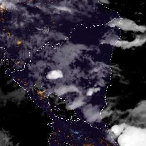météo tropicale : Image satellite .