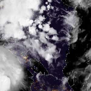 météo tropicale : Image satellite .