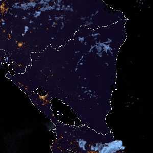 météo tropicale : Image satellite .