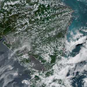 météo tropicale : Image satellite .