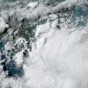 météo tropicale : Image satellite .